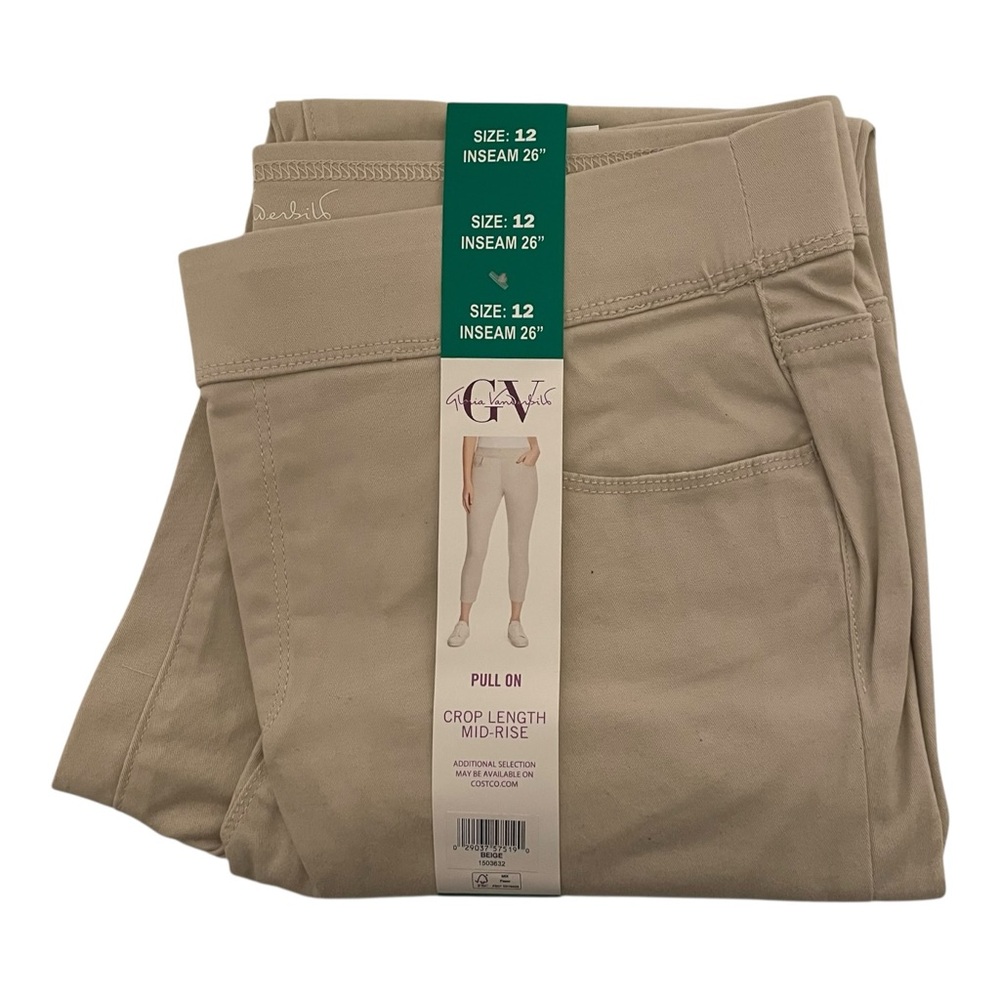 Gloria Vanderbilt Classic Tan Pants